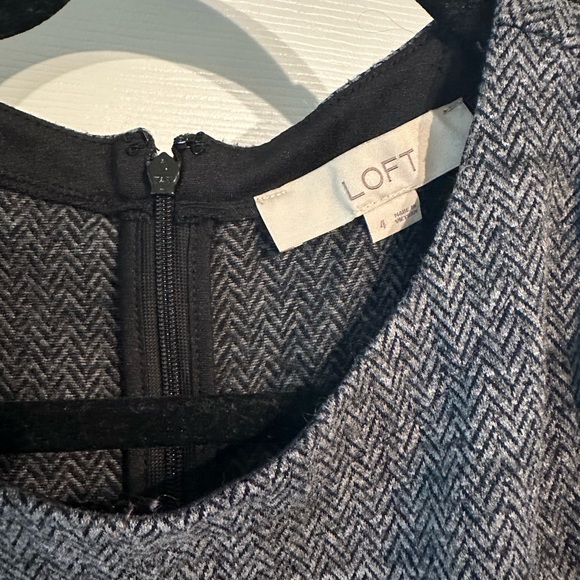 Loft Gray Sheath Dress - Picture 5 of 7